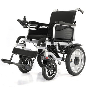 Sedia a Rotelle Elettrica Regolabile in Acciaio al Carbonio, Batteria Rimovibile, Compatta e Resistente - Product Image 1