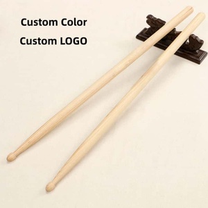 <span class=keywords><strong>Baquetas</strong></span> de Hickory Profesionales con Logotipo Personalizado al por Mayor, Modelo 5A 7A, <span class=keywords><strong>Baquetas</strong></span> de Percusión Resistentes y Duraderas para Bateristas, Regalo - Product Image 1