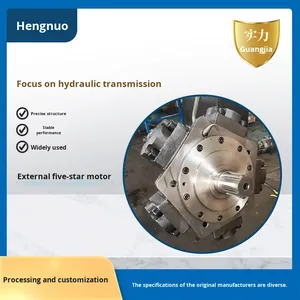 <span class=keywords><strong>Motor</strong></span> hidráulico de pistón radial de cinco estrellas externo de baja velocidad y alto par Intermot serie NHM16 - Product Image 2