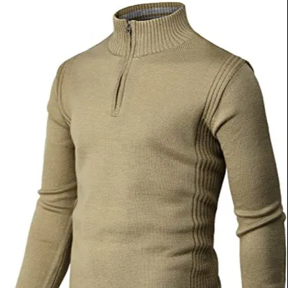 OEM Sweater Musim Dingin Kustom Pria, Sweater Pullover Katun Dapat Disesuaikan Anti Teknik Logo Gaya Wol Berkerudung