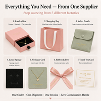 Boîtes d'Emballage de Bijoux Personnalisées avec Logo, Fait Main, Écologiques, Luxe, Tiroir, Petites Boîtes Cadeaux en Papier pour Bijouterie