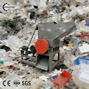 Broyeur de déchets ménagers en caoutchouc, de filets de pêche, de film de serre, de copeaux de bois, de film rétractable, de panneaux électroluminescents et de gobelets en plastique - Product Image 1
