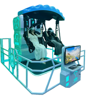 Simulador de Montaña Rusa con Silla Voladora 9D VR para Interiores, Máquina de Movimiento Oscilante para Parques de Aventuras, Centros Comerciales y Salas de Juegos Comerciales, de Metal