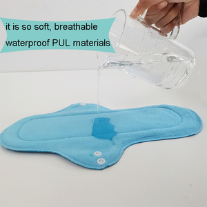 Serviettes hygiéniques lavables en tissu polyester réutilisables à <span class=keywords><strong>prix</strong></span> abordable pour hommes, OEM, respirantes et lavables - Product Image 6