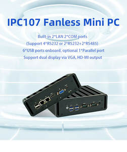 Günstigster industrieller Mini-PC i3 Dual LAN <span class=keywords><strong>2</strong></span> COM rs232 rs485 12V 8GB RAM 128GB SSD Phoenix Terminal Micro-PC-Computer 24V - Product Image 6