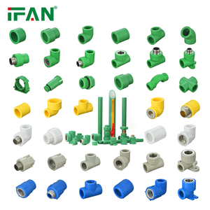 IFAN GB/T 18742 vente chaude en plastique PPR raccord de tuyau coude té capuchon Union PPR raccords de plomberie en Irak - Product Image 1