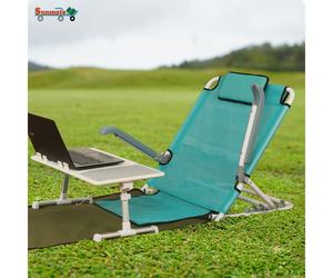 Respaldo ajustable para cuello ortopédico, soporte para cabeza y Lumbar, poliéster, PVC y marco de acero cromado - Product Image 2