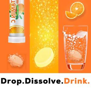 एगलेवेल निजी लेबल अपवर्ससेंट टैबलेट हाइड्रेशन इलेक्ट्रोलाइट विटामिन सी 1000 मिलीग्राम के साथ टैबलेट - Product Image 2