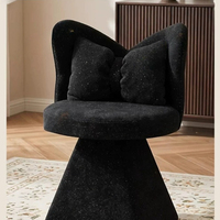 Chaise spécialisée pour coiffeuse et table de maquillage, style antique et luxueux haut de gamme, avec papillon rotatif dans la chambre