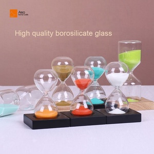 <span class=keywords><strong>Sablier</strong></span> en verre transparent moderne fabricant vente en gros <span class=keywords><strong>sablier</strong></span> 2-30 minutes pour la décoration et les cadeaux - Product Image 5