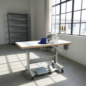 Máquina de Coser <span class=keywords><strong>Overlock</strong></span> Industrial JUKI MO-6814S Usada de 4 Hilos, de Alta Velocidad, Fabricada en Japón - Product Image 1