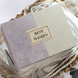 Luxury Book Shaped Cardboard <b>Gift</b> <b>Box</b> Double-Door Magnetic Closure Custom Embossed <b>Wedding</b> & Valentine's Day Cosmetic Packaging - Product Image 6