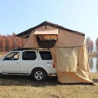 Nouvelle conception, prix d'usine, tente de toit en toile quatre saisons à 4 chambres pour remorques de camping 4x4 avec annexe