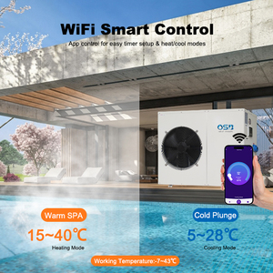 ปั๊มความร้อนสำหรับสระว่ายน้ำ Aquacal R32 140000BTU เครื่องทำความร้อนแบบฝังดินสำหรับใช้งานกลางแจ้งในโรงแรม ใช้สารทำความเย็น R32 แบบประหยัดพลังงาน GWP ต่ำ เป็นมิตรต่อสิ่งแวดล้อม - Product Image 2