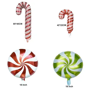 新款圣诞快乐气氛装饰雪人氦气充气气球圣诞礼品盒袜子气球箔