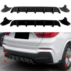 สำหรับ BMW X4 F26 M Sport 2014-2018 อุปกรณ์ตกแต่งภายนอกรถยนต์ ชุดแต่งกันชนหลัง สปอยเลอร์ ดิฟฟิวเซอร์ ป้องกันกันชน ชุดแต่งตัวถัง - Product Image 1
