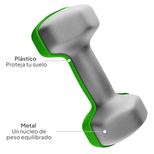 Mancuerna Hexagonal de Hierro Fundido Recubierta de Plástico Premium en Existencia en España para Entrenamiento Profesional y Fitness - Product Image 3