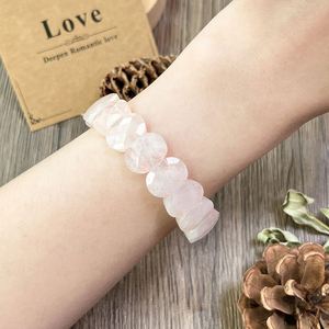 Bracelet en pierre naturelle avec perles de verre colorées, pierre de naissance, avantages professionnels, logo personnalisé, gestionnaire de compte dédié - Product Image 1