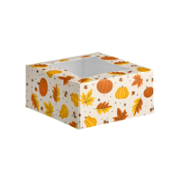 Boîtes d'emballage personnalisées pour biscuits avec fenêtre transparente pour biscuits et desserts de boulangerie