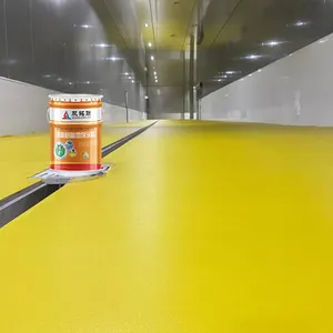 cold storage warehouse floor paint for Heavy-duty forklift work area workshop dust-proof and clean epoxy floor paint