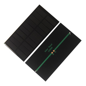 Panneau solaire monocristallin Masuyoshi Mitsu 1.5W 5V 133X69MM, assemblage en résine époxy entièrement noir pour la charge de la batterie - Product Image 2