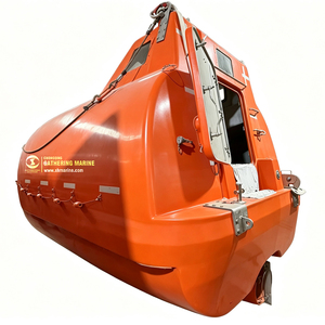 เรือชูชีพแบบฟรีฟอลล์ที่ทำจากไฟเบอร์กลาสที่ได้รับการรับรองมาตรฐาน CCS BV MED IRS KR พร้อมระบบปิดทึบ - Product Image 5