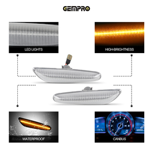 Luz Intermitente Lateral Ámbar para BMW Serie 3 E46 E36, Luz de Posición Lateral, Accesorios para Automóviles - Product Image 3