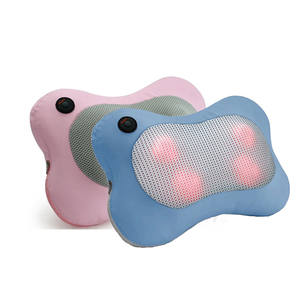 Almohada masajeadora de viaje para cuello y espalda, cojín sin cable recargable 3d Shiatsu con calor para aliviar el dolor - Product Image 5