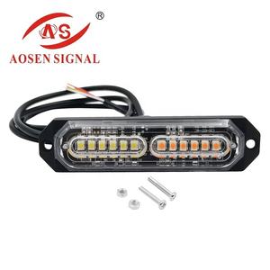 12 светодиодов ультратонкий мигающий боковой фонарь для грузовика, яхты, мотоциклетный задний фонарь, пикап, грузовик, стробоскоп - Product Image 1