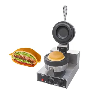Wholesale Ice Cream Waffle Machine Commercial UFO Burger Maker Machine Gelato Panini Press Maker Sandwich Machine