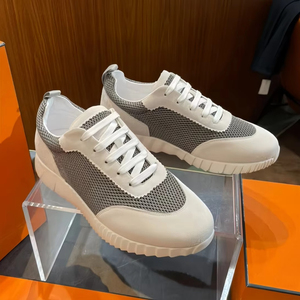 Baskets décontractées rétro sportives pour hommes et femmes, respirantes en maille, antidérapantes avec semelle en caoutchouc, chaussures de marche rebondissantes - Product Image 4