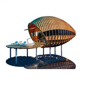 <span class=keywords><strong>Maison</strong></span> préfabriquée en panneaux sandwich à ossature aluminium écologique, design moderne et étanche, idéale pour la <span class=keywords><strong>location</strong></span> de villas de vacances pour hôtels - Product Image 1