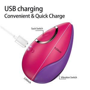 Nuevo Vibrador Magnético con Succión, Productos para Adultos, Juguetes Sexuales, 12 Frecuencias de Succión y Vibración, Carga USB - Product Image 4