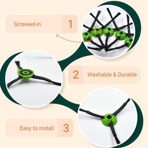 J7 + J9 J5 + J6 + J8 + I5 I6 I7 I3 I4 <span class=keywords><strong>I1</strong></span> I2 E5 E6 Brosse rotative latérale pour aspirateur <span class=keywords><strong>robot</strong></span> IRobot Roombas - Product Image 3