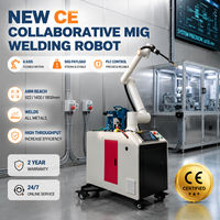 Máquina de Soldadura MIG con Certificación CE, Sistema de Soldadura Cobot para Diversas Aplicaciones de Soldadura de Metales con Brazo Robótico de 6 Ejes