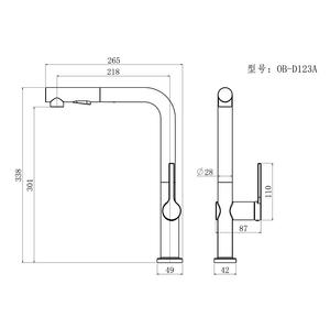 Mezclador de fregadero de cocina Prithvi Z con acabado cromado pulido con diseño elegante y construcción duradera para cocina moderna - Product Image 1