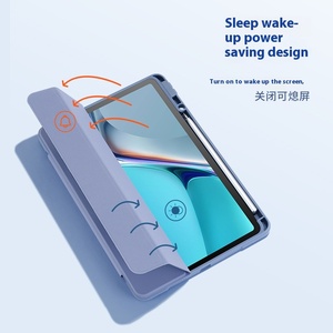 Funda protectora de TPU con certificación ROHS para Huawei <span class=keywords><strong>Pro</strong></span> <span class=keywords><strong>MatePad</strong></span>, Funda de cuero magnética anticurva para tableta de 10,4 pulgadas con ranura para bolígrafo - Product Image 3