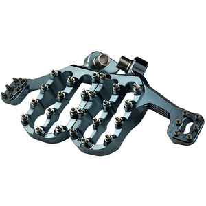 Repose-pieds créatifs en forme de <span class=keywords><strong>moto</strong></span> en alliage d'aluminium CNC - Design unique ajouré antidérapant pour conducteur et passager - Product Image 2