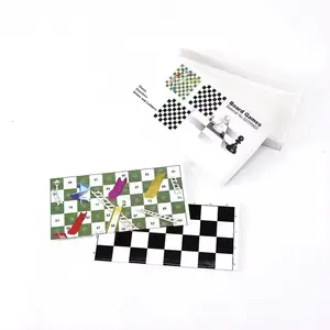 Wholesale Custom Eco-Friendly Plastic Folding Chess Board Ludo Games Sets For Education