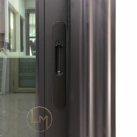 Vidrio de aluminio Fácil operación Ventanas Foshan Aluminio Diseño moderno Ventana corredera