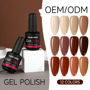 Esmalte de Uñas de Gel UV LED de 15 ml, Personalizado con Logotipo Profesional OEM, Etiqueta Privada, Crea Tu Propia Marca, Fácil de Remover, para Salón de Uñas - Product Image 1