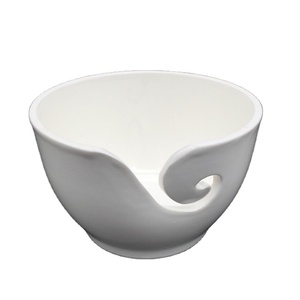 Factory sale Cool unique design Knitting Bowl Crochet Bowl Ceramic Yarn Holder Yarn Bowl