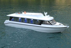 Casco de aluminio soldado de 15m, barco de pasajeros, barco comercial, yate turístico, barco de lujo - Product Image 2