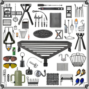 <b>Kitchen</b> Japanese Style Metal Iron Triangle Standing Type Single Tier Anti Scalding <b>Storage</b> <b>Rack</b> Pot <b>Rack</b> for Corner Countertop - Product Image 2