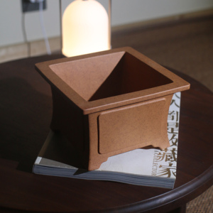 Maceta Cuadrada de Arcilla Zisha Weizhenjia, Estilo Antiguo, Cocida al Horno, para Plantas de Escritorio - Product Image 2