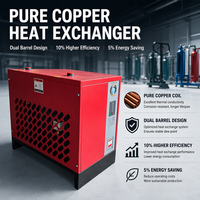 Sécheur d'air comprimé réfrigéré Demargo DM026GF 2,6 Nm/min, refroidi par air, en aluminium, R22, point de rosée 2-10, 220V