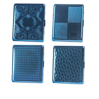 Boîte de rangement pour cigarettes en gros, 20 pièces, rose et bleue, avec motif imprimé, résistante à la pression et à l'humidité