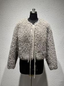 Abrigo <span class=keywords><strong>de</strong></span> Piel Sintética <span class=keywords><strong>de</strong></span> Visón <span class=keywords><strong>de</strong></span> Lujo para Mujer, Chaqueta Cálida <span class=keywords><strong>de</strong></span> Invierno con Estampado a <span class=keywords><strong>Cuadros</strong></span> y Cuello Redondo, Prenda Exterior Elegante <span class=keywords><strong>de</strong></span> Talla Grande para Damas - Product Image 4