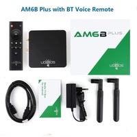 UGOOS AM6B Plus Wifi 6 Smart Android TV BOX Android 9.0 Amlogic S922X-J DDR4 4 go 32 go 1000M 4k TV box lecteur multimédia décodeur