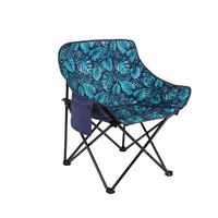 Chaise pliante portable robuste et moderne avec poche latérale et poignée pour la plage, le camping, la pêche, les activités de plein air, meubles d'extérieur